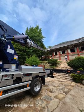 야외 현장의 장비와 설치 공간 · 제공 사진 136번